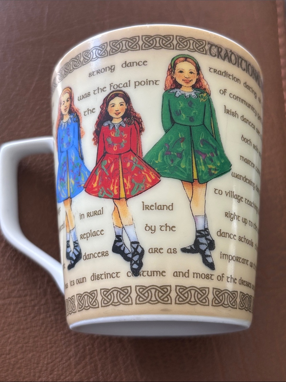 New Allied Irish Dancers Traditional Mug Coffee Tea Cup Designed in Ireland